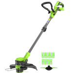 Триммер аккумуляторный Greenworks G40LT331, 40V, 33 см, с 1хАКБ 4Ач и ЗУ (2113507UB)