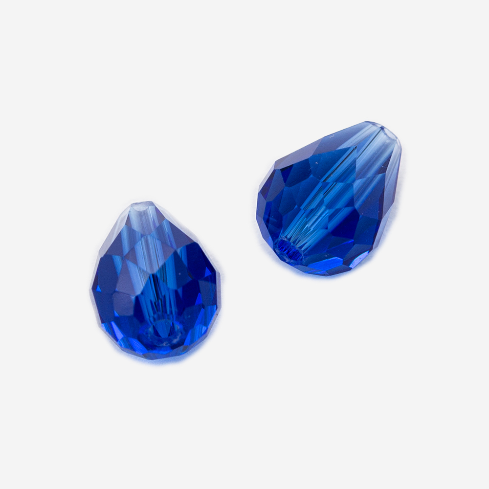 Бриолетт, оттенок "Королевский сапфир", хрусталь