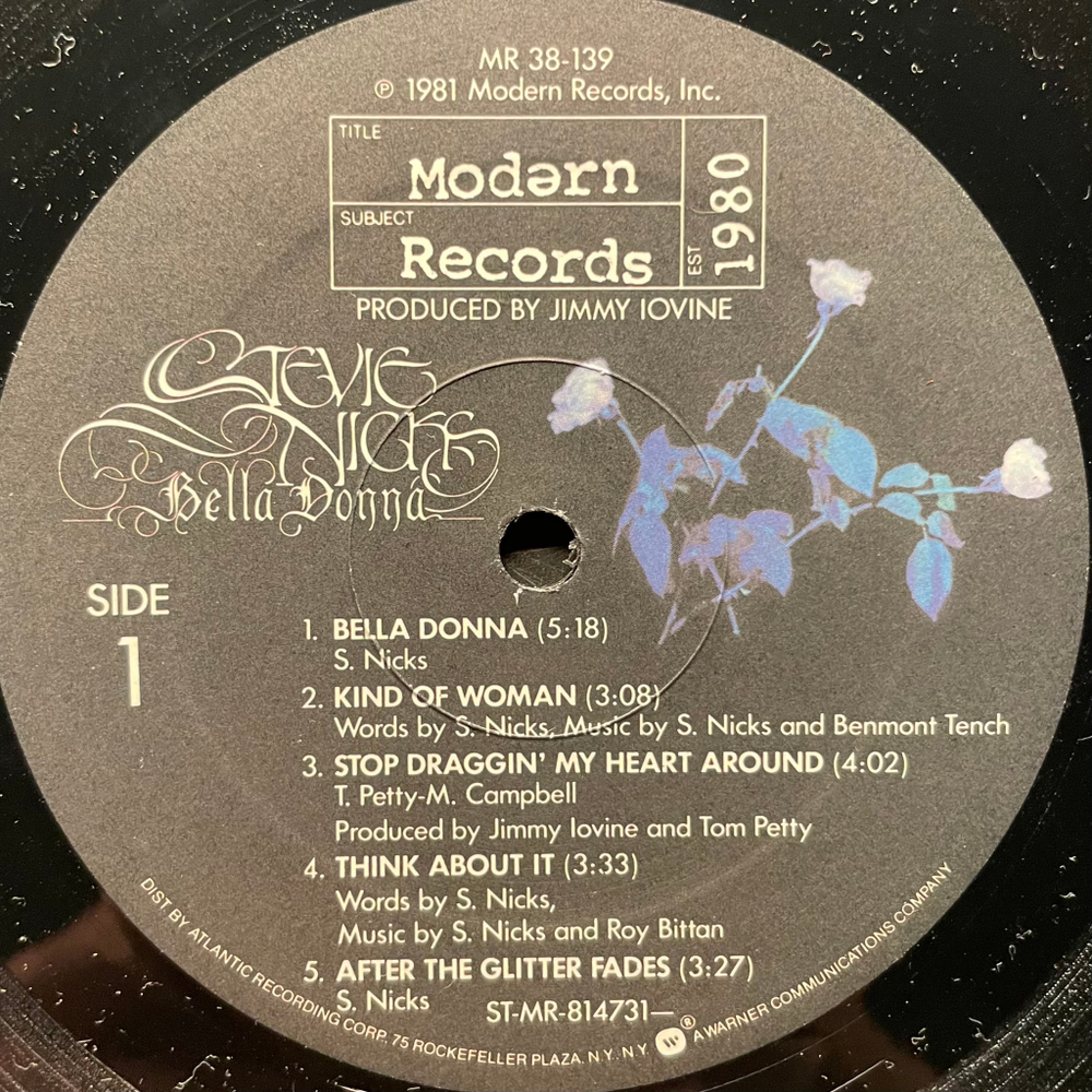 Stevie Nicks ‎– Bella Donna (США 1981г.)
