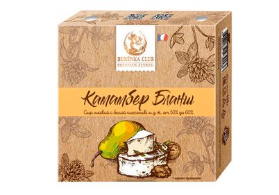 Сыр Камамбер Бланш с белой плесенью, 125г