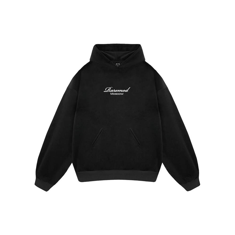 Толстовка RARE MOD Black Velour Hoodie
