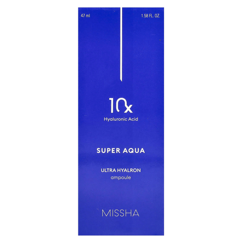 Missha, Super Aqua, ультра гиалроновая ампула, 47 мл (1,58 жидк. унц.)