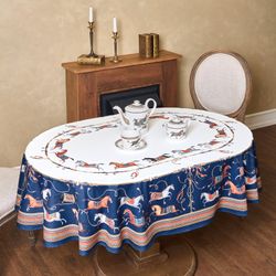 СКАТЕРТЬ ОВАЛЬНАЯ "PASSAGE"140Х180СМ ,БЕЛЫЙ, 100% ХЛОПОК,ТВИЛ, ПРОПИТКА