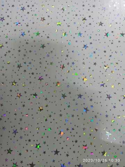 Панель ПВХ голография, HC29 Созвездие метал.