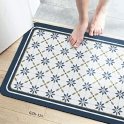 Коврик для ванной комнаты ZALEL 45х75 противоскользящее покрытие GZN-126