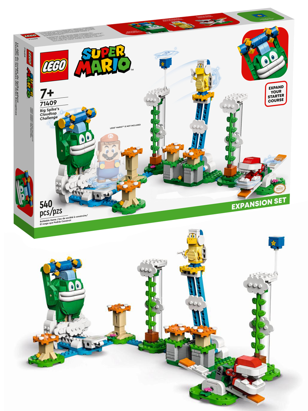 Конструктор LEGO Super Mario 71427: Набор «Большие шипы, Испытание на облачной вершине» (Cloudtop Challenge)