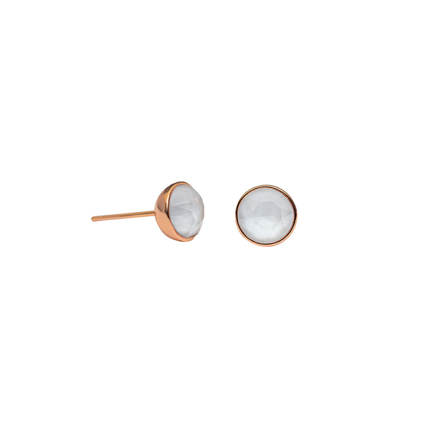 Серьги-пусеты Fiore Luna Crystal Powder Grey SWE298 CPG RG
