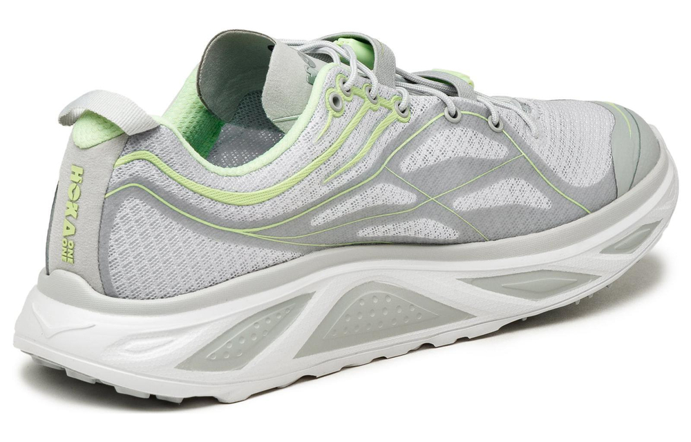 HOKA ONE ONE Huaka Origins comfortable and versatile non-slip wear-resistant low-cut casual running shoes for men and women with lime light