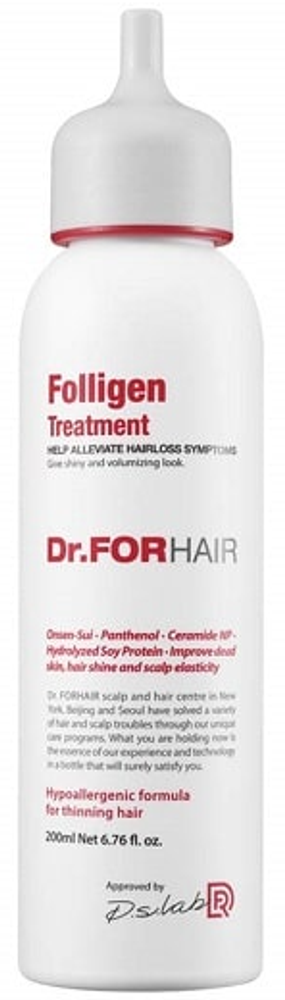 Dr.For Hair Folligen Treatment маска против выпадения волос 200мл
