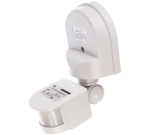 Датчик движения ДД-008 1100Вт 180град 12м IP44 белый IEK LDD10-008-1100-001