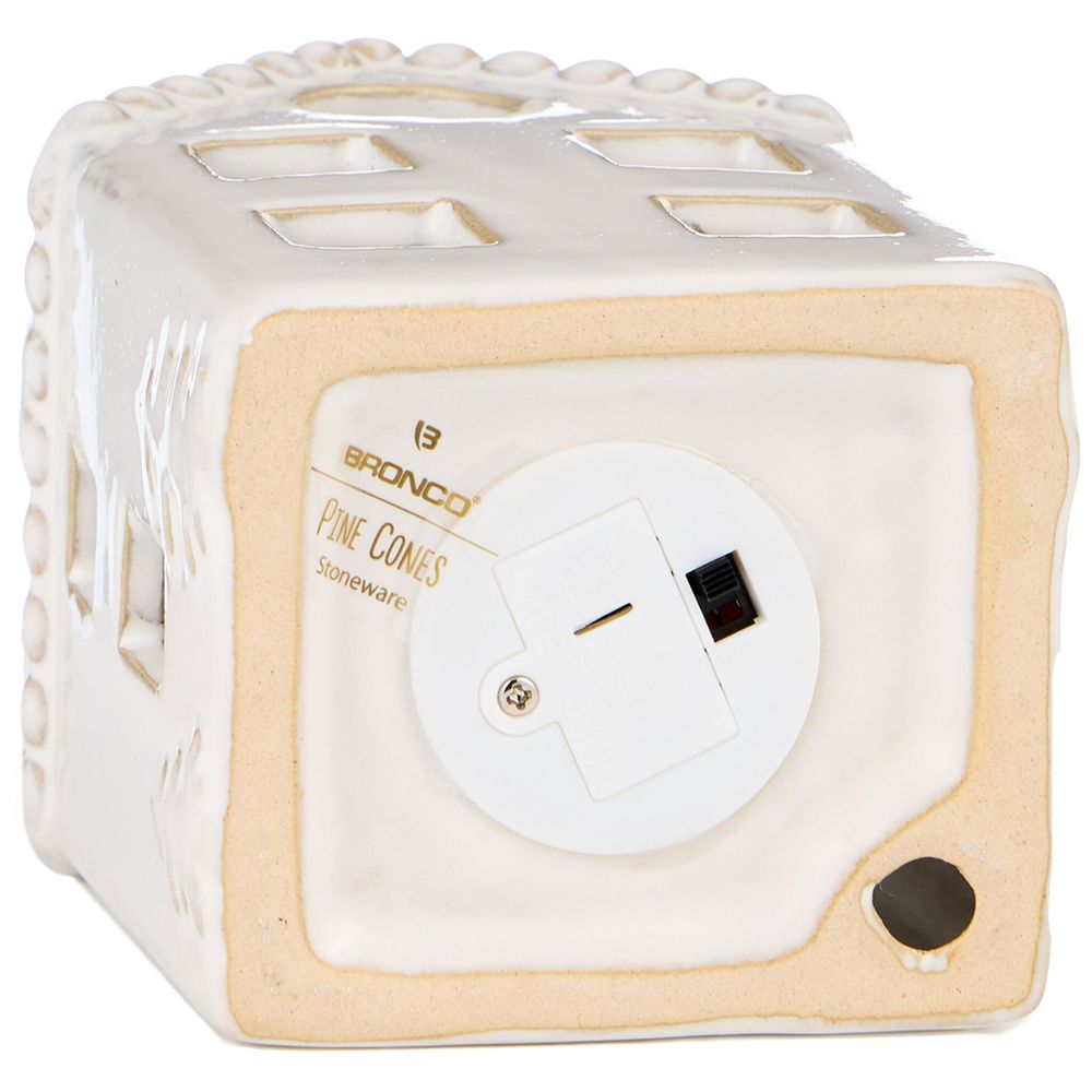 ФИГУРКА "ДОМИК" С LED-ПОДСВЕТКОЙ КОЛЛЕКЦИЯ "PINE CONES", 8,3*7,5*12,5 СМ