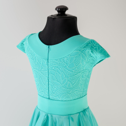 мятное платье