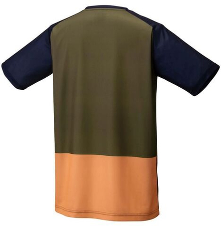 Мужская теннисная футболка Yonex Practice - oil brown