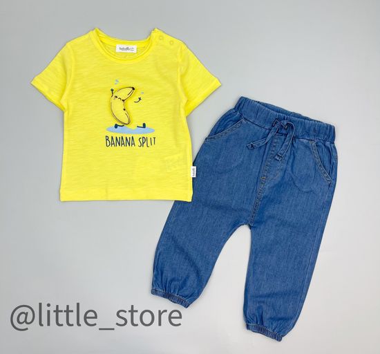 Комплект "Yummy banana" с брючками из тенселя