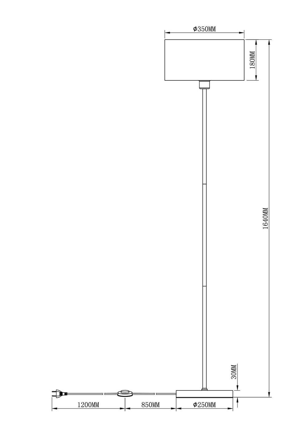 Торшер Moderli V2734-1F Room