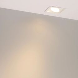 Светильник MS-VORTEX-BUILT-S90x90-12W Warm3000 (WH-WH, 40 deg, 230V) (Arlight, IP20 Металл, 5 лет) 057914