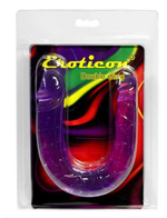 Фаллоимитатор двойной, анально-вагинальный, фиолетовый (Цвет: фиолетовый)