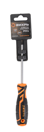 Отвёртка крестовая ВИХРЬ PH1 100мм
