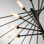 733247 Люстра RAGNO 24х40W G9 ЧЕРНЫЙ МАТОВЫЙ