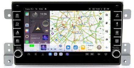 Магнитола для Suzuki Grand Vitara 2005-2016 - Carmedia OL-9624 (кнопки и крутилки) Android 13, TS20, 6+128Гб, CarPlay, 4G SIM-слот