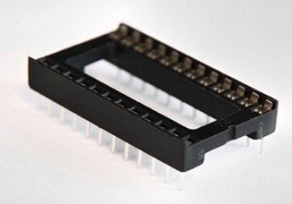 Панелька для микросхемы 24 ноги широкая SCL-24