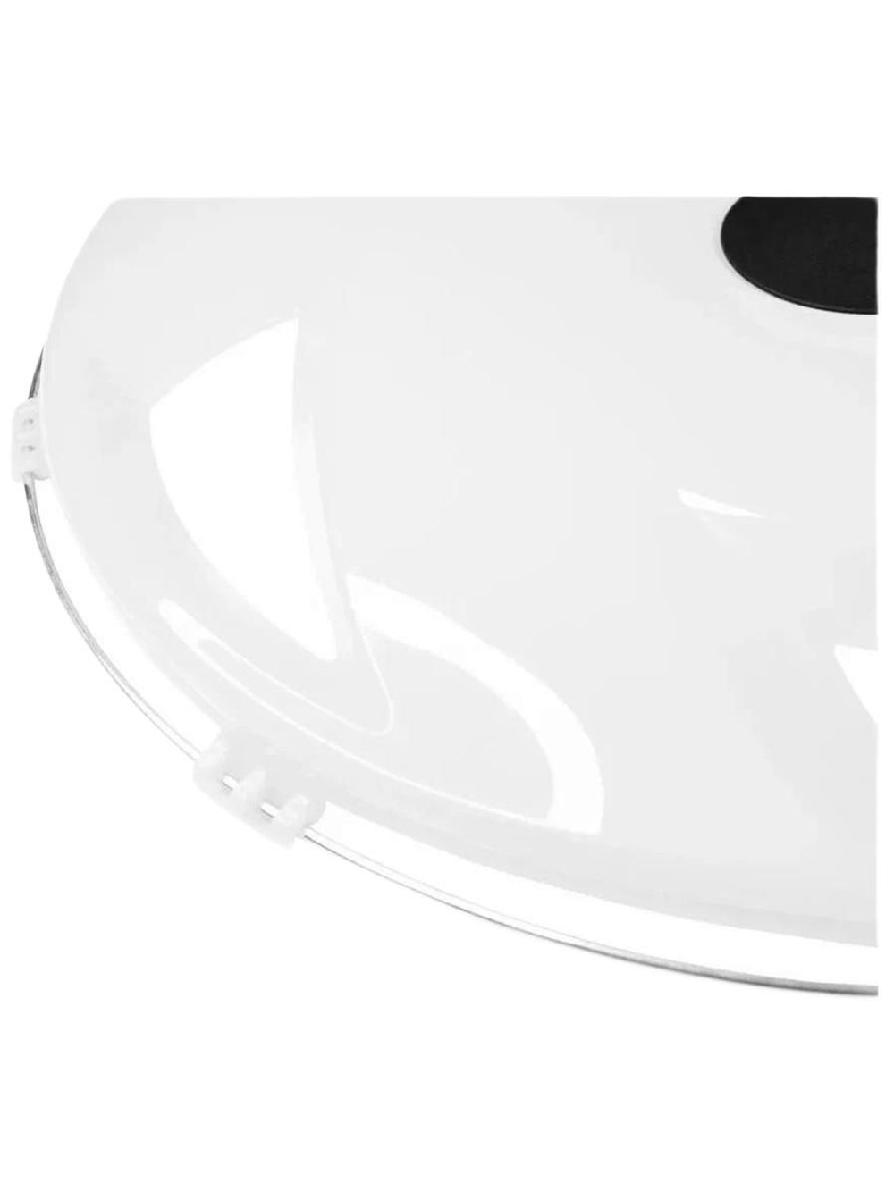 Колпак колеса R-22,5 заднего (пластик) (белый) "Вентилятор"