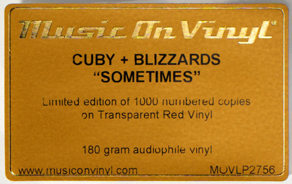 Cuby + Blizzards / Sometimes (Coloured Vinyl)(LP)