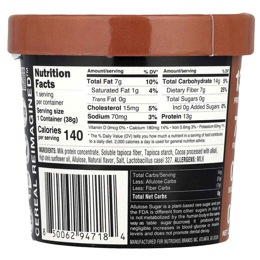 RxSugar, Cereal Pro ™, какао, 38 г (1,35 унции)