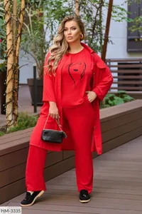 Костюм тройка FI-2783 Фабрика Моды