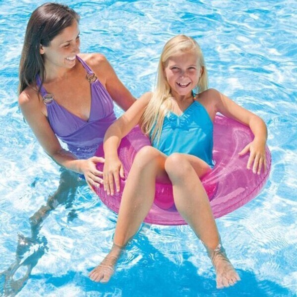 Круг для плавания 76 см Transparent Intex (59260NP)