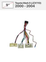 Переходная рамка и комплект проводов для Toyota Mark ll (JZX110) 2000-2004