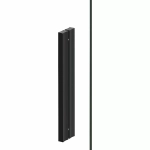 Душевая перегородка Vincea Walk-In VSW-1WSL120GSB 120 профиль черный матовый/стекло янтарь