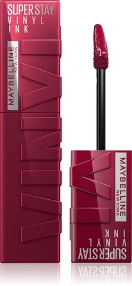 MAYBELLINE NEW YORK SuperStay Vinyl Ink - Долговременная помада в жидкой форме 30 UNRIVALED, 4 ml