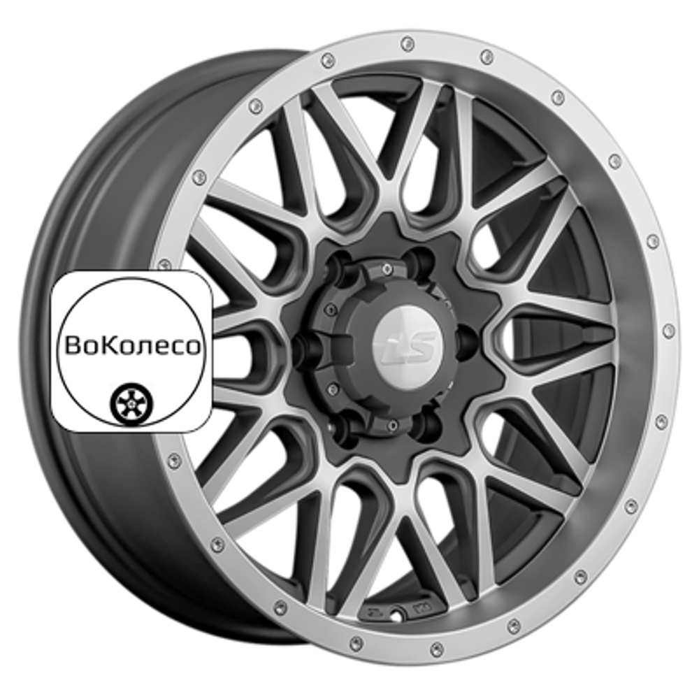 8x17/6x139,7 ET10 D100,1 1341 MGMF (конус, Колпак+лого) LS