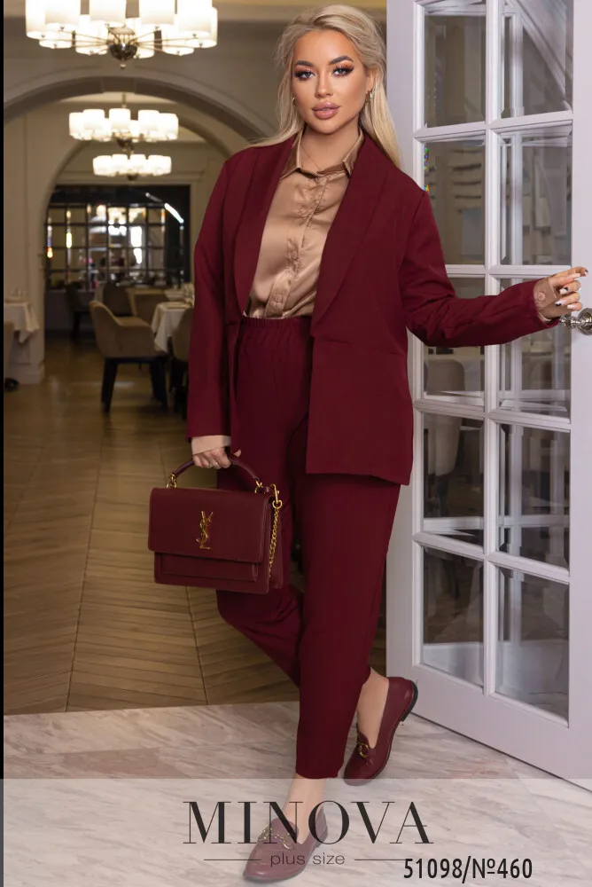 Костюм 460-марсала Minova