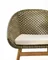 Кресло Olbia из искусственного ротанга и массива тика