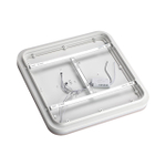 7786/85L PIKO LED SN 607 Светильник металл/белый/бронза LED 85Вт 3000-6500K 490х490 IP20 пульт ДУ GEMINI