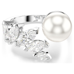 MESMERA:RING PEARL WHI/RHS 55