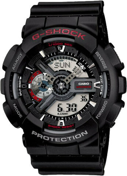 Японские наручные часы Casio G-SHOCK GA-110-1A с хронографом