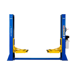 Автоподъемник двухстоечный ROSSVIK V2-5.5 г/п 5,5т, 380В, с нижней синхронизацией. Синий