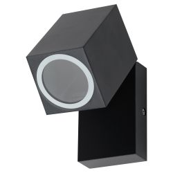 Декоративная подсветка ЭРА WL37 BK MR16/GU10, черный, для интерьера, фасадов зданий | Фасадная декоративная подсветка