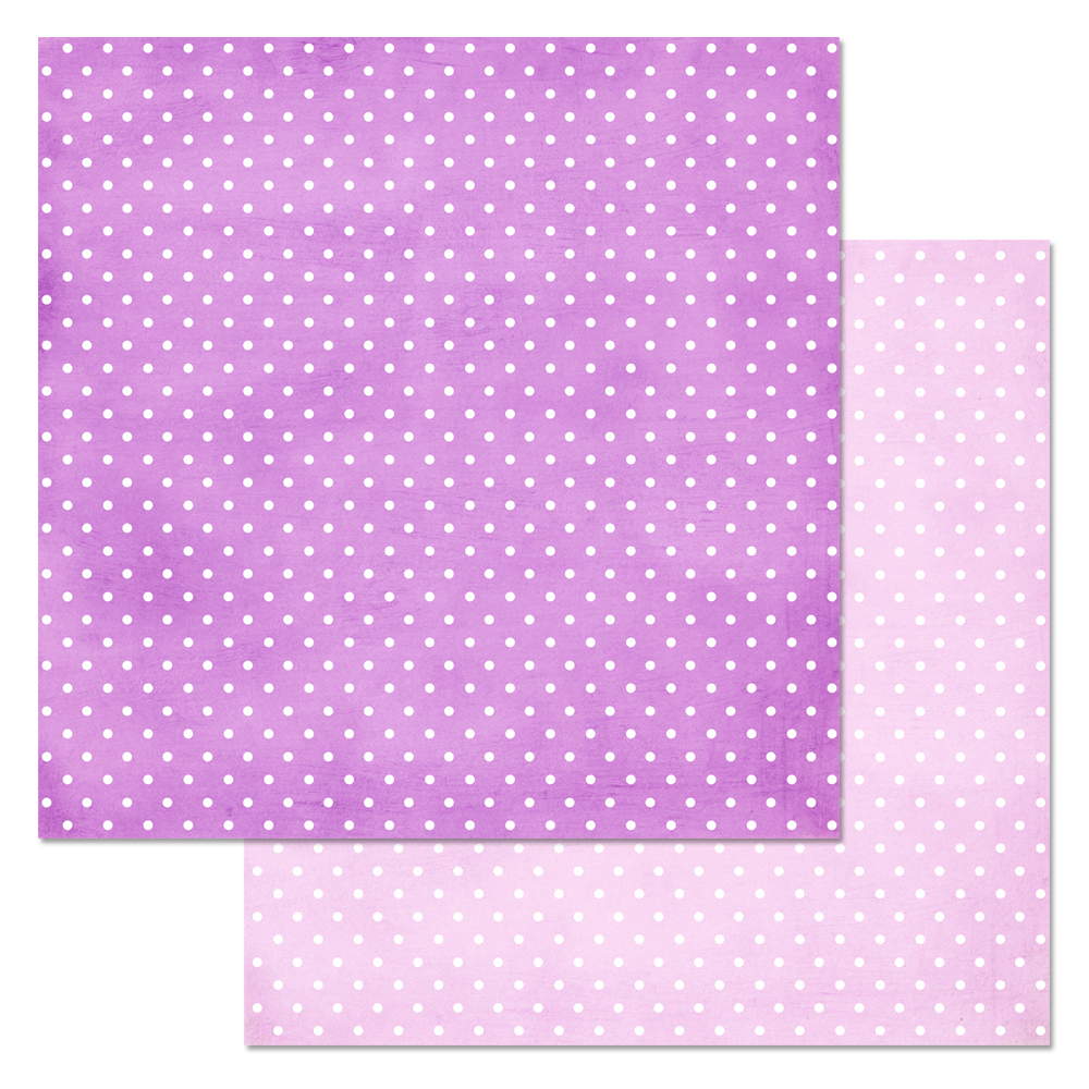 Бумага "Фономикс. Горошки. Сиреневые" (ScrapMania)