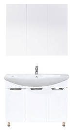 Тумба MISTY Лаванда -105 Тумба прямая c умывальником