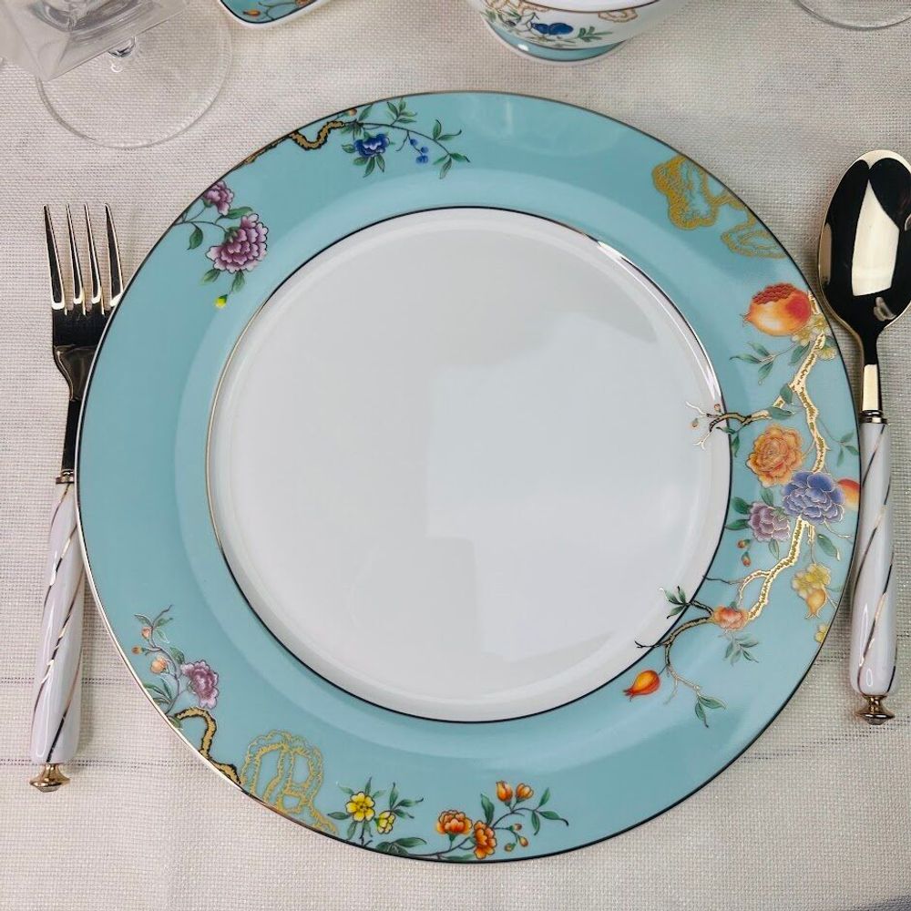 Lenardi 145-474 Набор из 6 тарелок 27см HANOMI в под.уп.(х5)Костяной фарфор