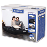 Матрас надувной Bestway, 191х137х30 см, 67462BW, нас встроен, электр, флок, с сумкой, 300 кг