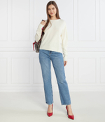 Хлопковый свитер Liu Jo - экрю(MF3019 MA09O)