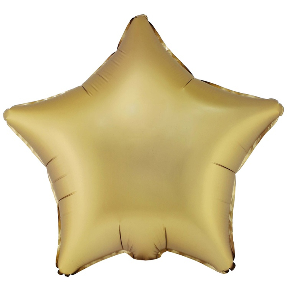 Шар фольгированный Звезда 46 см (Золотой)