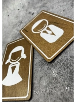 Табличка Туалет