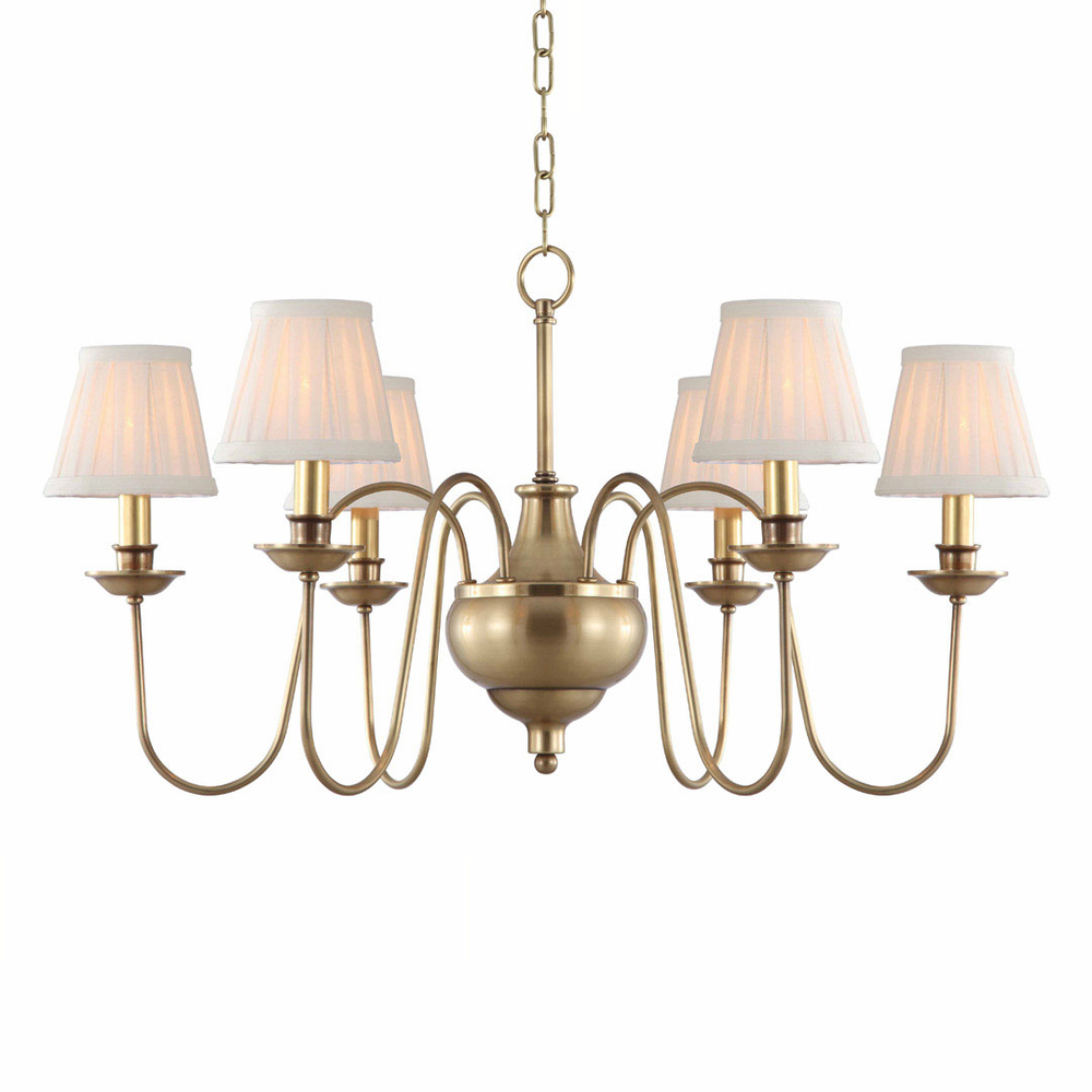 Люстра Cloyd LOUISIANA C6 / беж. абажур - Ø73 см (арт.10064)