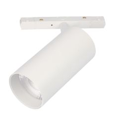 ULB-M60-24W-4000K-35 WHITE Светильник-прожектор светодиодный трековый. Для магнитного шинопровода. 900 Лм. Белый свет 4000К. Белый. ТМ Uniel